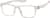 Angle view of OptiFlex Rectangle Glasses 1211259 in Pink thumbnail