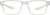 Front view of OptiFlex Rectangle Glasses 1211259 in Pink thumbnail