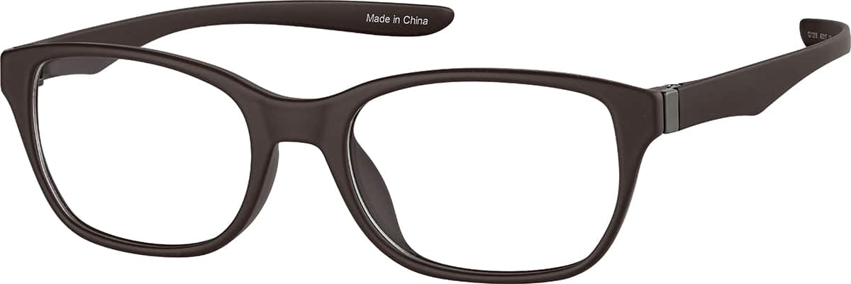 Angle view of Kids' OptiFlex Rectangle 1211315 in Brown