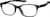 Angle view of Kids' OptiFlex Rectangle Glasses 1211315 in Brown thumbnail