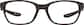 Front view of Kids' OptiFlex® Rectangle Glasses 1211315 in Brown thumbnail