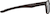 Side view of Kids' OptiFlex Rectangle Glasses 1211315 in Brown thumbnail