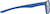 Side view of Kids' OptiFlex Rectangle Glasses 1211316 in Blue thumbnail
