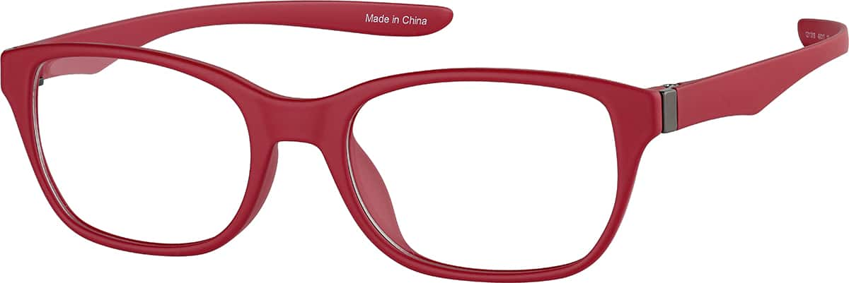 Angle view of Kids' OptiFlex Rectangle 1211318 in Red