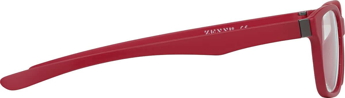 Side view of Kids' OptiFlex Rectangle 1211318 in Red