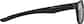 Side view of Kids' OptiFlex Rectangle Glasses 1211321 in Black thumbnail