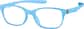 Angle view of Kids' OptiFlex Rectangle Glasses 1211336 in Blue thumbnail