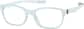 Angle view of Kids' OptiFlex® Rectangle Glasses 1211346 in Blue thumbnail