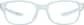 Front view of Kids' OptiFlex® Rectangle Glasses 1211346 in Blue thumbnail