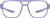 Front view of OptiFlex Aviator Glasses 1211417 in Purple thumbnail