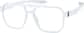 Angle view of OptiFlex® Aviator Glasses 1211430 in White thumbnail