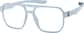 Angle view of OptiFlex® Aviator Glasses 1211436 in Frost Blue thumbnail