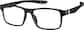 Angle view of OptiFlex: TSM 2024 Pro Edition Glasses 1211521 in Black thumbnail