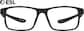 Front view of OptiFlex: ESL 2024 Pro Edition Glasses 1211621 in Black thumbnail