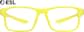 Front view of OptiFlex: ESL 2024 Pro Edition Glasses 1211622 in Yellow thumbnail