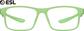 Front view of OptiFlex®: ESL 2024 Pro Edition Glasses 1211624 in Green thumbnail