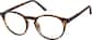Angle view of Round Glasses 1211925 in Tortoiseshell thumbnail