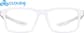 Front view of OptiFlex®: 2024 Cloud9 Pro Edition Glasses 1212130 in White thumbnail