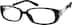 Rectangle Glasses 121221 in Black