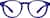 Front view of Round Glasses 1212216 in Blue thumbnail