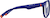 Side view of Round Glasses 1212216 in Blue thumbnail