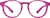 Front view of Round Glasses 1212217 in Pink thumbnail