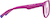 Side view of Round Glasses 1212217 in Pink thumbnail
