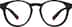 Round Glasses 1212221 in Black