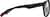Side view of Round Glasses 1212221 in Black thumbnail