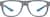 Front view of Rectangle Glasses 1212312 in Gray thumbnail