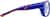 Side view of Rectangle Glasses 1212316 in Blue thumbnail