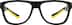 Rectangle Glasses 1212321 in Black