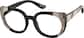 Angle view of Cat-Eye Glasses 1212415 in Brown thumbnail