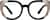Front view of Cat-Eye Glasses 1212415 in Brown thumbnail
