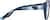 Side view of Cat-Eye Glasses 1212416 in Blue thumbnail