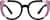 Front view of Cat-Eye Glasses 1212417 in Purple thumbnail