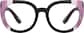 Front view of Cat-Eye Glasses 1212417 in Purple thumbnail