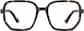 Front view of Square Glasses 1212525 in Tortoiseshell thumbnail
