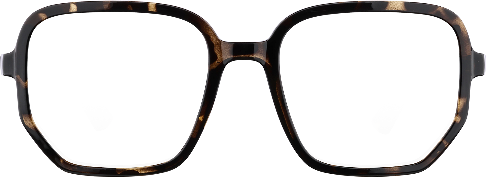 すず☆らんページ Tortoiseshell Square Glasses #1212525 | Zenni Optical