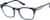 Angle view of Rectangle Glasses 1212616 in Blue thumbnail