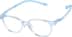 Rectangle Glasses 1212816 in Blue