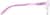 Side view of Rectangle Glasses 1212817 in Purple thumbnail