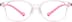 Rectangle Glasses 1212819 in Pink