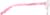 Side view of Rectangle Glasses 1212819 in Pink thumbnail