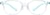 Front view of Rectangle Glasses 1212836 in Clear thumbnail