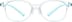 Rectangle Glasses 1212836 in Clear