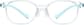 Front view of Rectangle Glasses 1212836 in Clear thumbnail