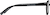 Side view of Oval Glasses 1212921 in Black thumbnail