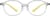 Front view of Oval Glasses 1212922 in Gray thumbnail