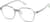 Angle view of Geometric Glasses 1213012 in Gray thumbnail